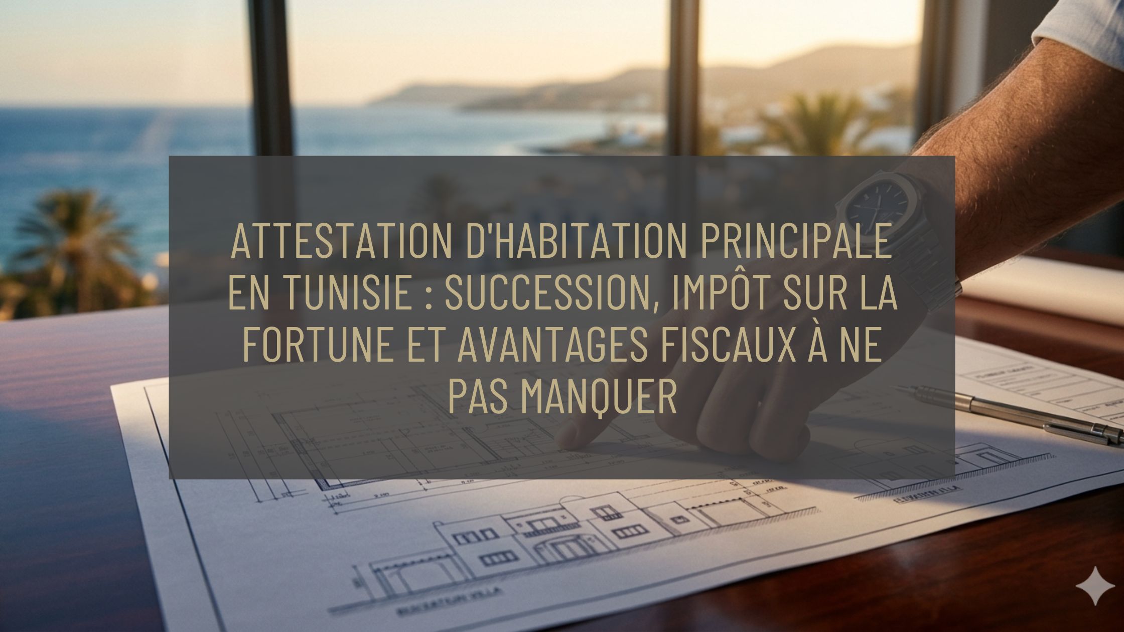 Attestation d'habitation principale en Tunisie : succession, impôt sur la fortune et avantages fiscaux à ne pas manquer