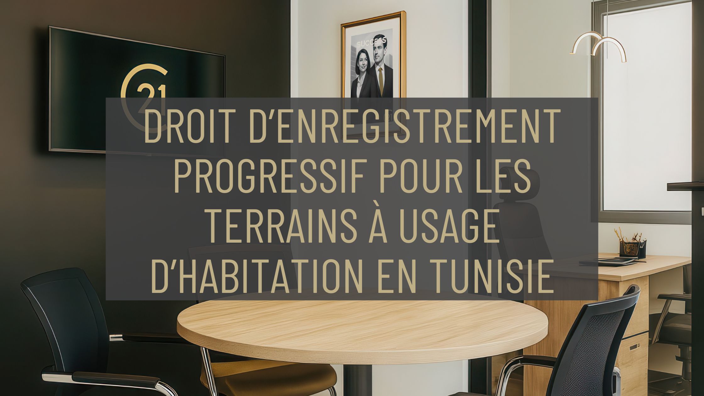 DROIT D’ENREGISTREMENT PROGRESSIF POUR LES TERRAINS À USAGE D’HABITATION EN TUNISIE